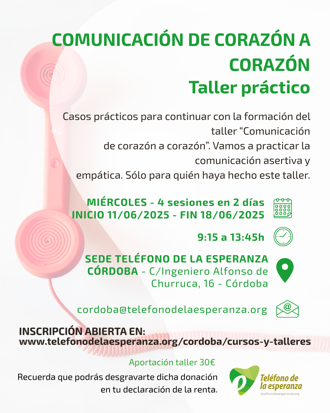 Taller práctico de comunicación de corazón a corazón